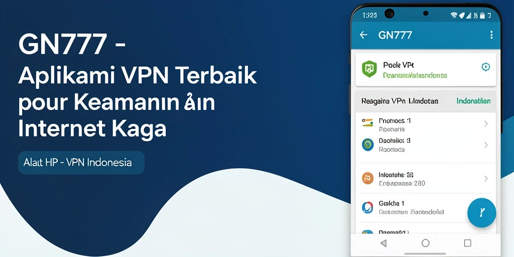 Tampilan antarmuka GN777 yang sederhana dan fungsional.