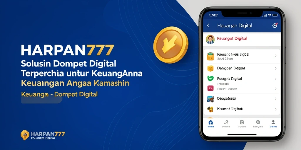 Tampilan antarmuka HARAPAN777 yang user-friendly dan modern.
